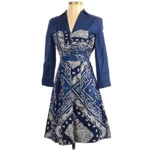 Holding Horses Bandana Dress - Size 2